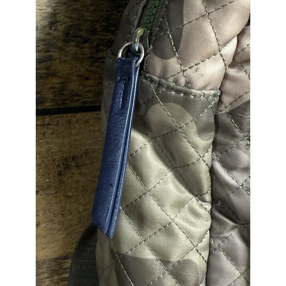 RARE - Tommy Hilfiger Alva Quilted Backpack in Army Green… Outdoor Camo Travel